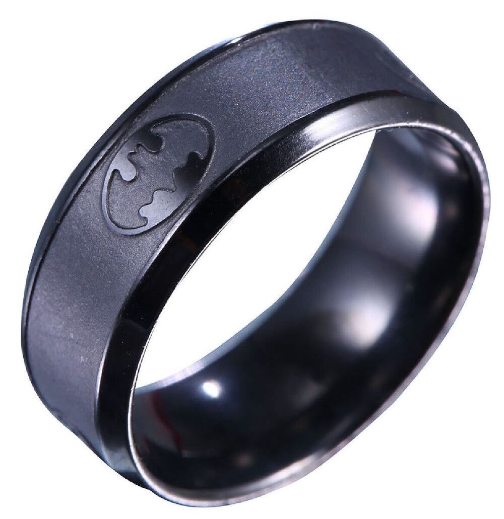 BOGO FREE BATMAN SIZE 9 ring black titanium steel